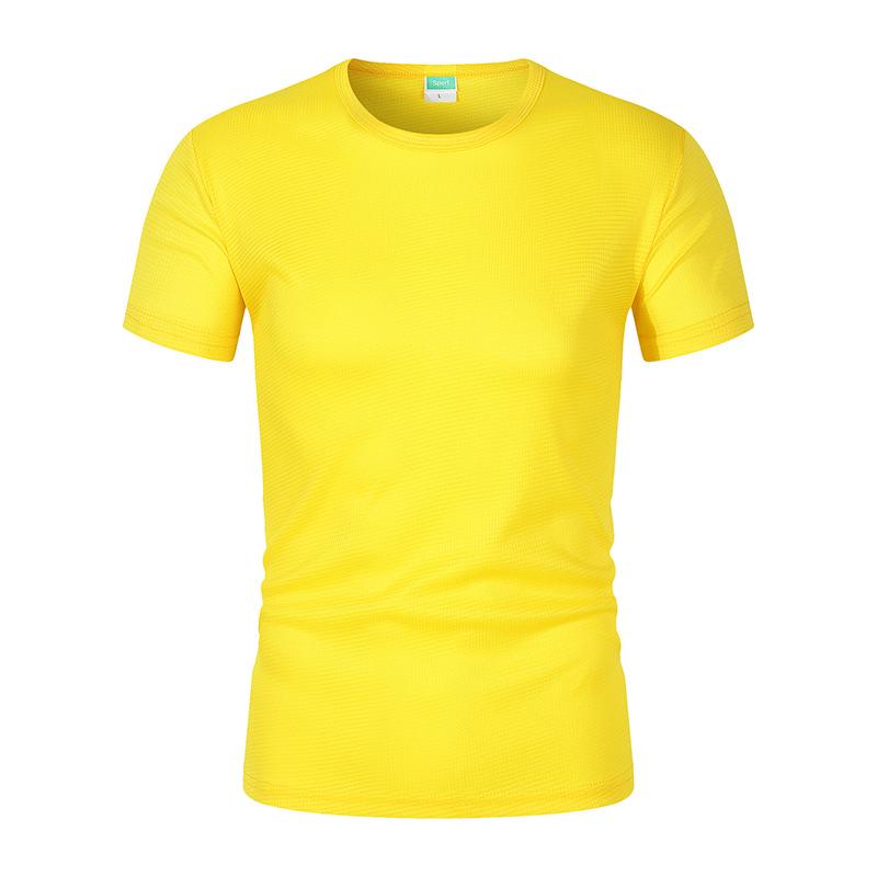 Team Culture Quick-Dry Mesh T-Shirt: Breathable Crew Neck, Short Sleeve, Logo-Friendly Sportswear