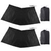 Outdoor Rainproof Rain Skirt, Portable Foldable Hiking Skirt, Silicone Coated Nylon,   Waist Fits 60-100cmCelsius23.6-39.3in, Fast Release St
