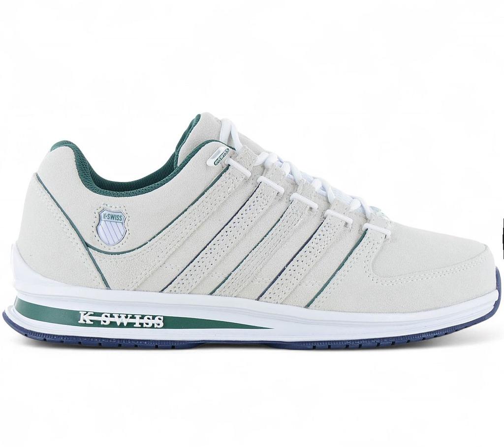 K-SWISS RINZLER Leder - Herren Sneakers Schuhe Creme-Weiß 01235-196-M ORIGINAL