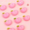 Mochi Peach Watermelon 3D Stress Relief Toy - Cute Soft Rubber Squeeze for Kids