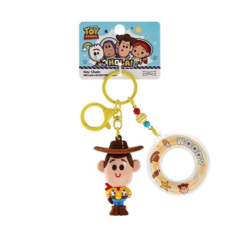 2026 New! 5 Woody Lilypad Forky with Swim Ring Cute Keychain Buzz Bag Charm Lovely Pendant Mini Gift Cartoon Toy
