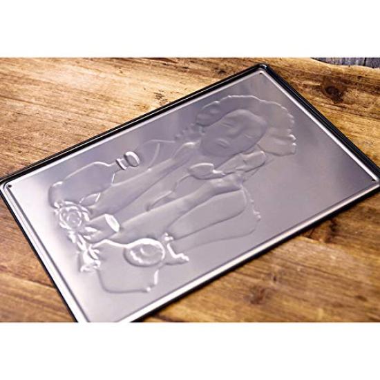 Akizuki Trading Design Accessories HEART BREAK S Antique Metal Plate Z236