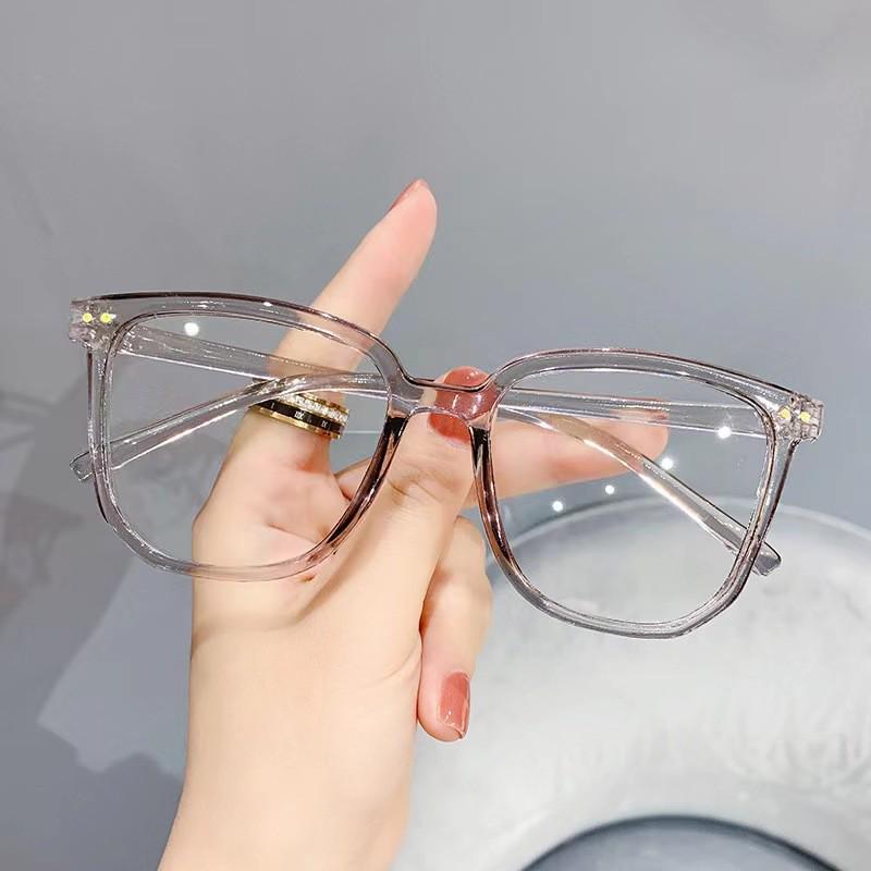 Trendy Cross-Border Anti-Blue Light Glasses: Large Frame, Slimming, Unisex Myopia Frames