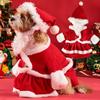 Pet Christmas Costume Dog 3d Puffy Dress With Cute Hat Funny Party Dressup New Year'S Gift Adorable Pet Spotlight