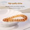 Elegant Yellow Crystal Wealth Abacus Bead Bracelet for Men and Women