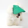 M Letter Embroidery Dog Sunshade Adjustable Cat Sunscreen Hat Pet Accessories Dog Sun Hat  Outdoor