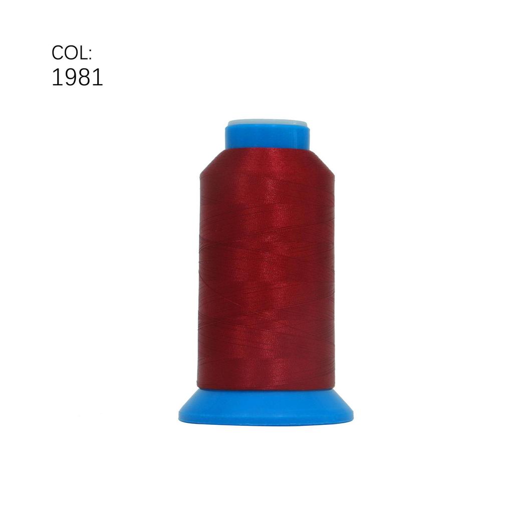 Linha de Bordado 75D/2 de Poliéster Ultrafino de Alta Resistência - 80 Cores, 4000 m