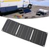 Foldable Solar Panel 20W IPX4 Waterproof Portable Charger 5V 9V 2A with 2 USB Output for Outdoor Hiking Camping