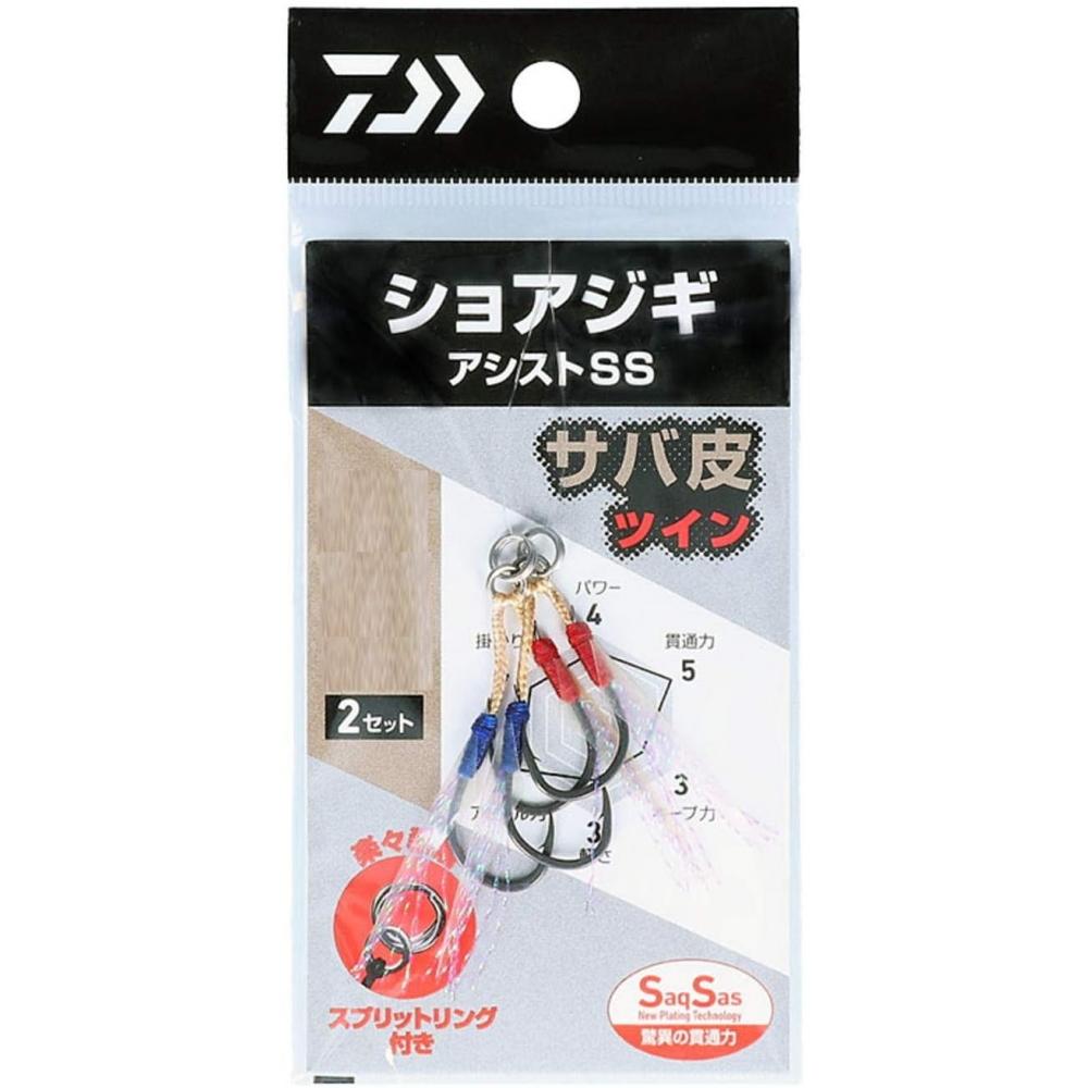 Daiwa  Daiwa  Shore Gear ASSiSt Hook SS MackereL Skin Twin SS S M L SS