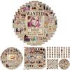 50 Pack One Piece Pirate Poster Stickers Colorful Graffiti Cartoon Decor For Fans