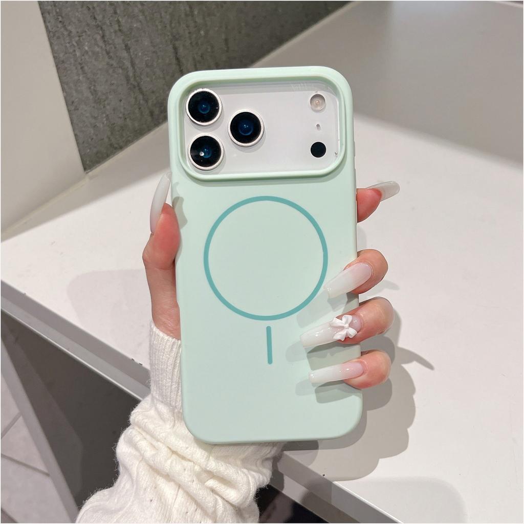 Liquid Silicone Magnetic Slim Phone Case For Magsafe Apple iPhone 13 14 15 16 17 Pro Max Plus Air Protective Soft Cover