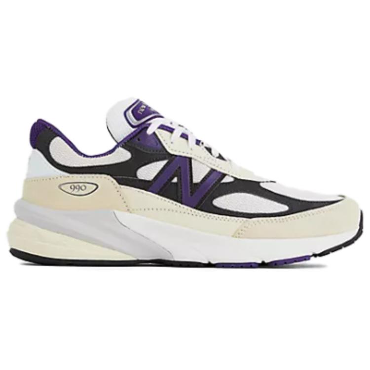 New New Balance 990v6 MiUSA Teddy Santis White Black Plum U990WB6
