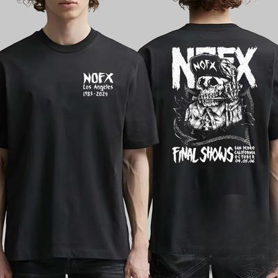 Men Women Fans Essentials Short Sleeve Tops Fashion Brand Summer Casual Daily Tee NOFX Rock Band Graphic Cotton T-shirt Unisex
