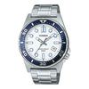 Refurbished Casio Standard Analog Stainless Steel White Dial Quartz MTD-135D-7AV Men's Watch