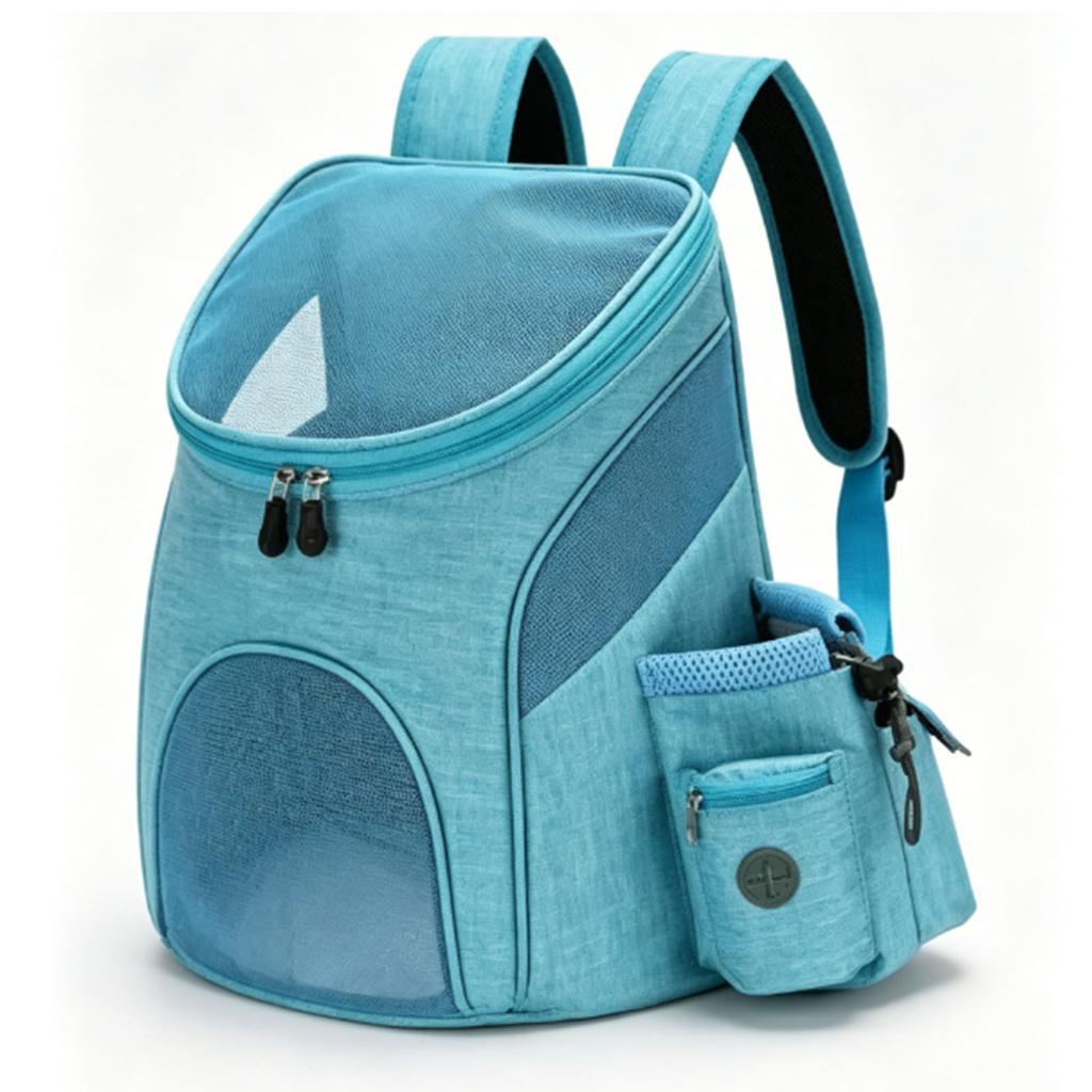 Cat Backpack Carrier Foldable Breathable Mesh Backpack for Small Medium Cats and Dogs