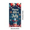 Decorative Design Happy 4th of July Celebration Banner for Holiday Party Indoor Decoration Patriotic Event