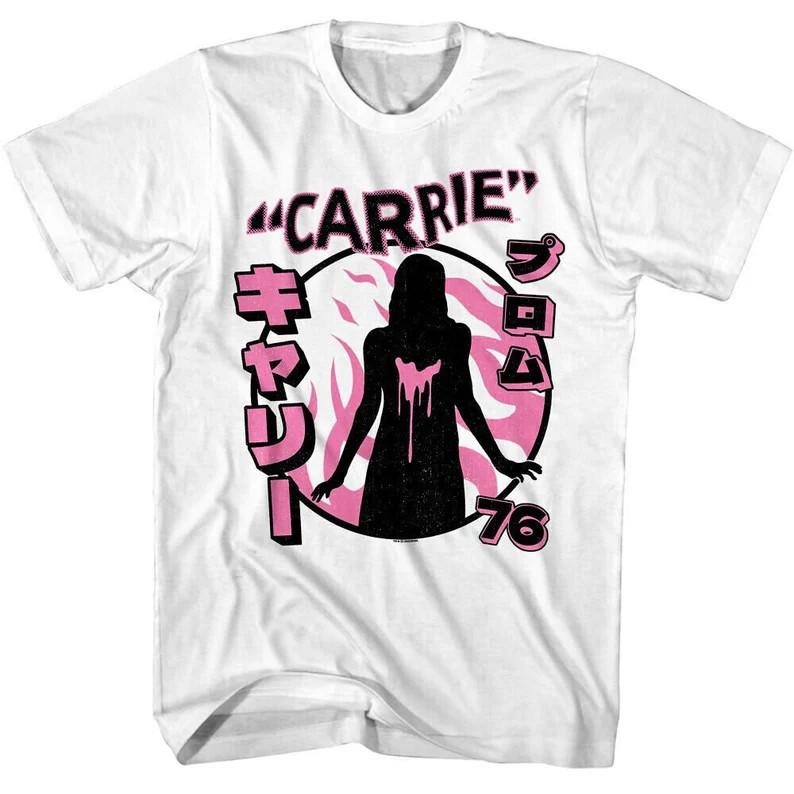 Carrie Men s T-Shirt Japan 76 Horror Movie Graphic Tees M