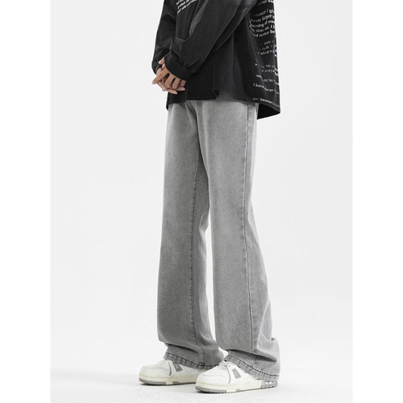 Mingge | Spring and Summer New Micro-pull Jeans Men's American High-street Trendy Brand Ruffian Handsome Casual Versatile Trousers
