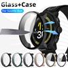 Glas+Hülle für Suunto Run Gehärtetes Glas Kratzfester Displayschutz & Harter PC Schutzstoßfänger Hülle Zubehör