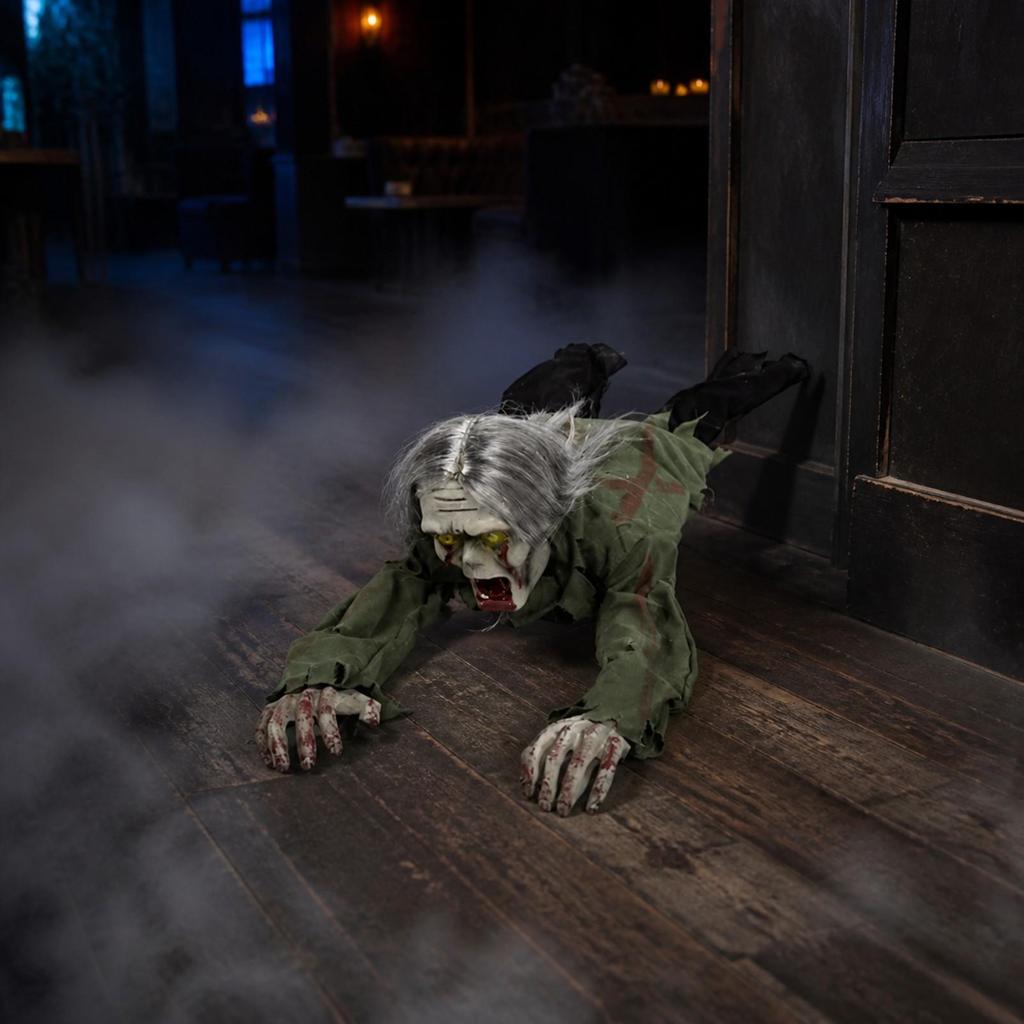Hängende Zombie-Dekoration Blutige kriechende Figur Lebensecht für Bar