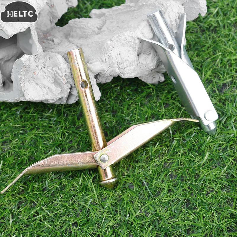 

Ground Anchor Anti Rust Heavy Duty Steel Earth Anchor Strong Windproof Tent Stake For Outdoor Garden Greenhouse Building Fixed 1 Gold