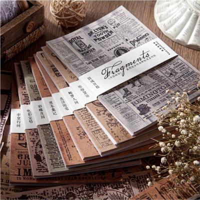 30 buc/pachet Hârtie Material Stil Vintage pentru Scrapbooking Decorativ Album Jurnal Etichetă Planificator Jurnal Autocolante Scrapbook