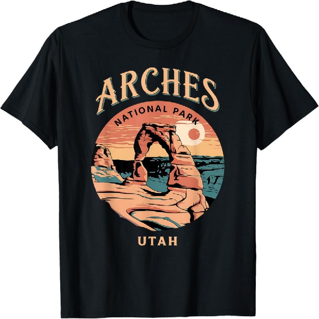 Hiking Camping Adventure Explorer Arches National Park Utah T-Shirt