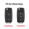 For VW Volkswagen Golf 4 5 6 MK4 Amarok Polo Bora Jetta Altea Alhambra Passat Beetle Caddy Tiguan TPU Car Key Case Cover Shell