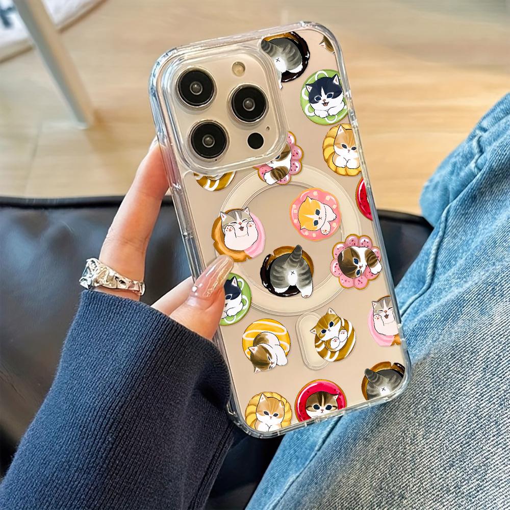 Magnetyczne etui na telefon dla iPhone 11 12 13 iPhone 13 14 15 Pro 15 16 Pro Max Samsung A15 A16 A25 A26 A55 A56 S25 S24 S22 S23 Ultra S25 Edge