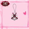Alastor Doudou Eyes Keychain Vaggie Cell Phone All Staff Set  Bag Decoration Adam Accessories Kawaii Lucifer Pendant Gift
