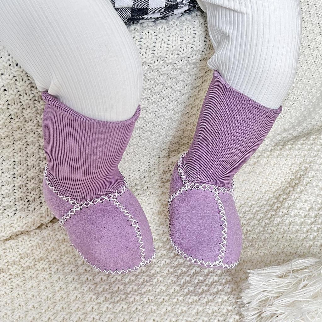 Newborn Non-slip Anti-wool Soft Sole Baby Toddler Shoes for Boys & Girls