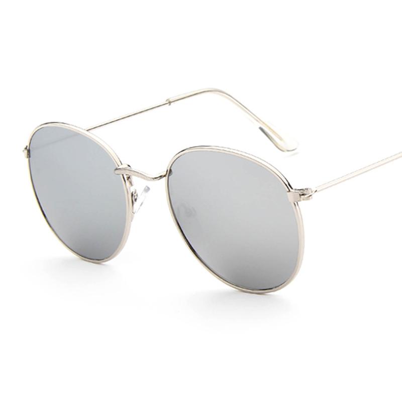 Oversized Round Fashion Sunglasses Men Womens Vintage Retro Mirror Glasses Hot