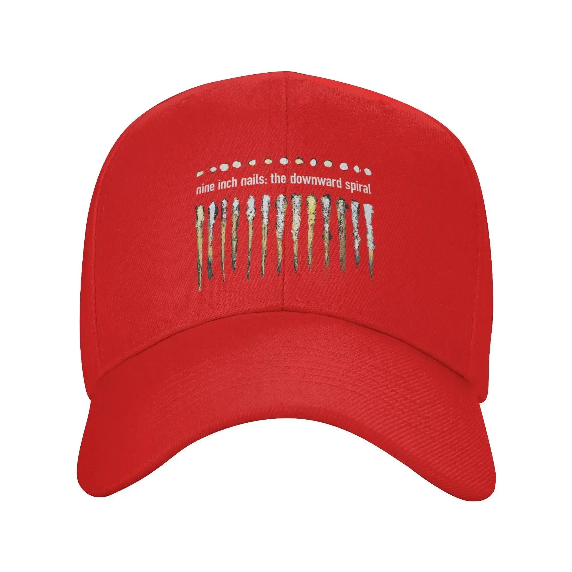 

All Season Nine Inch Nails Baseball Caps Merch For Unisex Stylish Rock Band NIN Trucker Hats Adjustable Adjustable