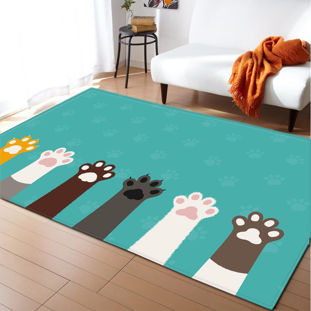 Tree Hole Large Carpet Feather Wind Bedroom Floor Mat