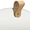 Wall Mirror Solid Pine Wood 35 Cm