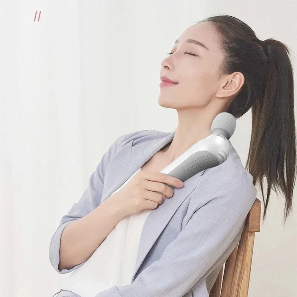 USB Rechargeable Electric Massage Stick Portable Electric Massage Hammer  Exercise