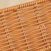Handwoven Rattan Wicker Woven Serving Baskets Khaki Rattan Basket Bread Fruit Vegetables Basket