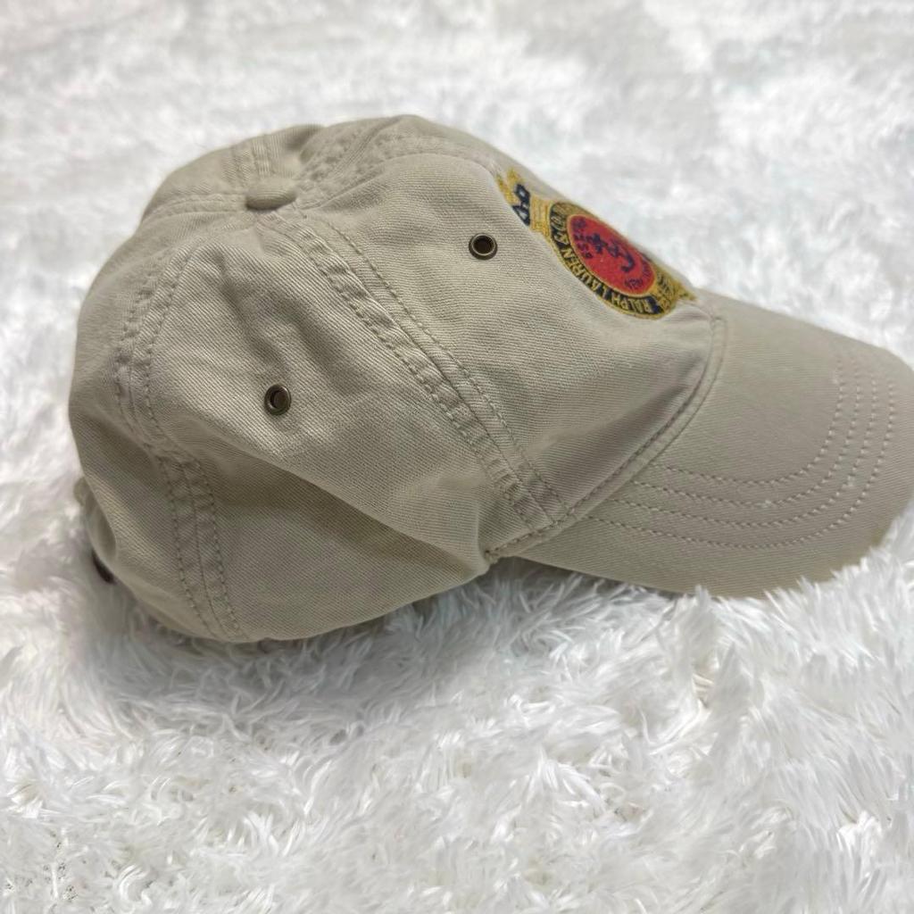 Used Polo Viral Ralph Lauren Cap Patch Embroidery Beige
