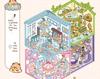 3D Cottage Landscaping Sticker Book: Children's Miniature Scenes for Decompression and Collage