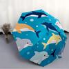 1pc Dolphins Ocean Automatic Opening/Closing Folding Umbrella with 8 Ribs,Windproof Portable Sunshade Umbrella Holiday gift yy260401081
