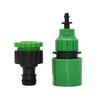 2Pcs Quick Coupling Adapter with 1/4 (4mm) or 3/8'' (8mm) Barbed Connector for Irrigation Garden Watering Gardening Tools