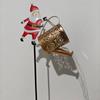Solar Santa Watering Can Light Kettle for Park Porch Patio Warm