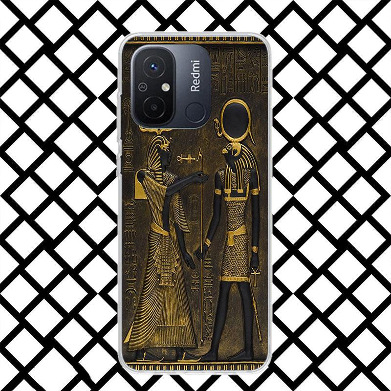 Egypt Nefertiti Anubis Pharaoh Phone Case for Xiaomi Redmi 14C 13C 13 12C 12 10C 10 10A 9C 9 9A 9T 8 8A 7 7A 6 Pro 6A K70 K40 So