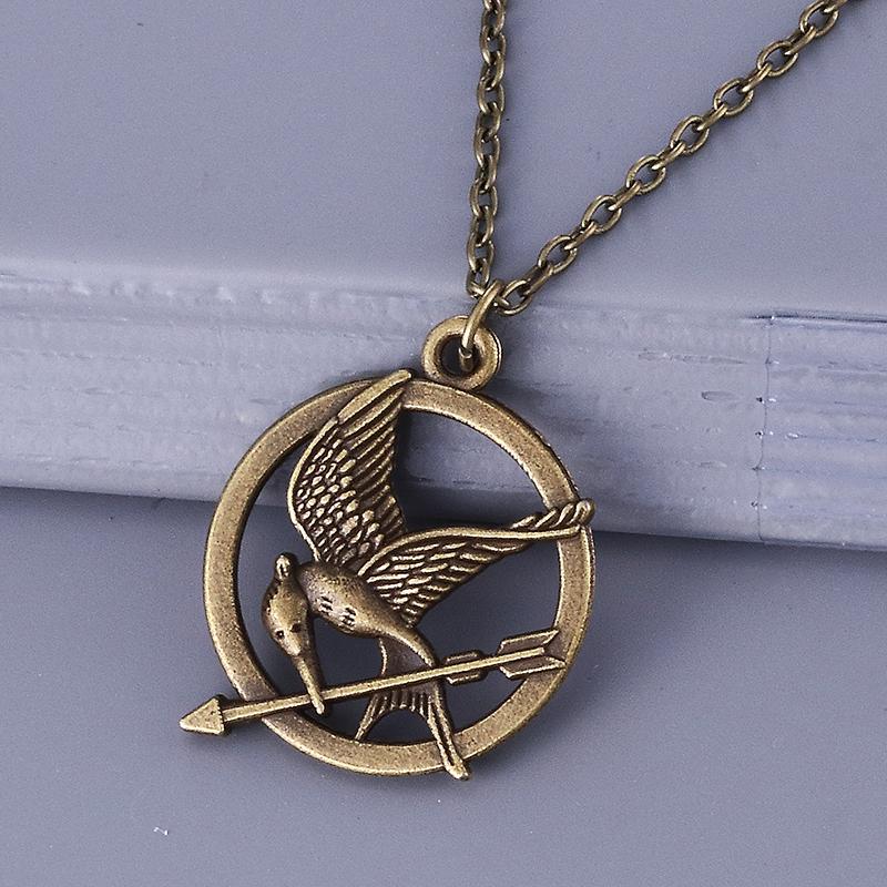 Gioielli di Moda Ciondolo Charm Film Hunger Games Collana Per Uomo E Donna