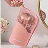 1Pc Stand Cosmetic Bag for Women Clear Zipper Makeup Bag Travel Organizer Toiletry Bag Makeup Brush Holder