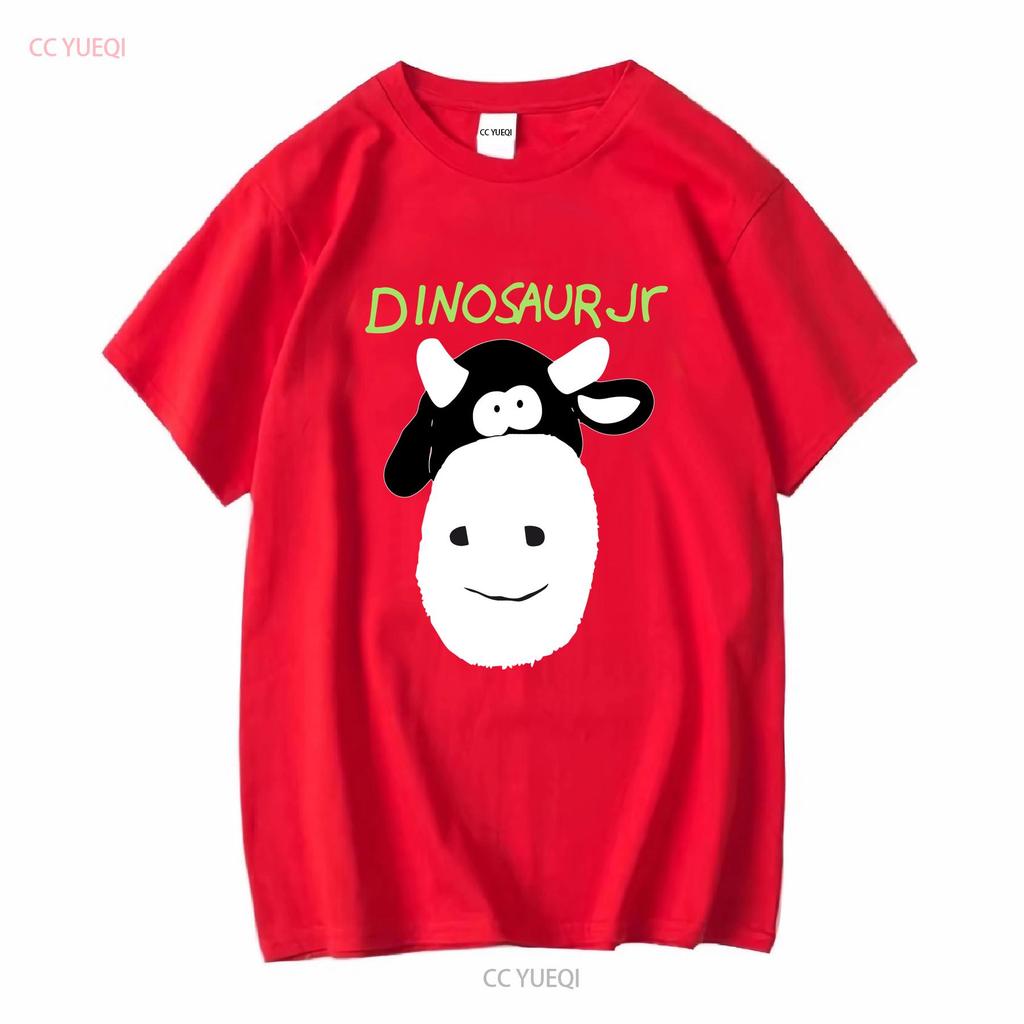 Dinosaur Jr Cow Men T shirt Purple Cotton All Sizes S 5XL Fan Q866 long or short sleeves vintage Washed homme Soft Unisex