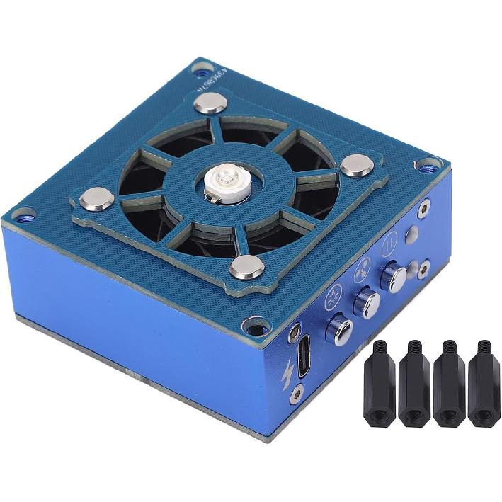 Fume Extractor, 3 Speeds Battery Powered Smoke Extractor Fan Curing Cooling Smoke Exhaust Solder Smoke Absorber Remover for DIY Working, Soldering