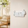 Removable Wall Protection Sticker 3D Cat Light Switch Sticker, Decorative Resin Plate Cover, Cute Animal Unique Home Interior Accents Stickers,