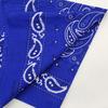 Trifong Bandana Blue 100% Cotton Bandana Adults Bandana Paisley Handkerchief Cashew Nut Pattern Men's Unisex Large 55cm x 55cm
