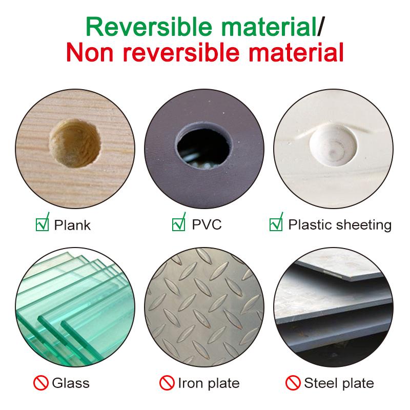 5PC Hexagonal Shank British Five Edge Red Chamferer 1/4-3/4 Countersink Drill Deburring and Hole Opening Tool